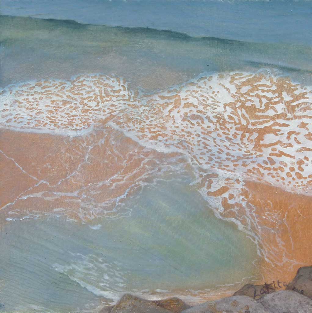 Beach and seafoam | M107 - Lakita Paintings
